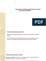 Indifference Preference Theory: Please Refer Chapter 3 Consumer Choice From The Booklet