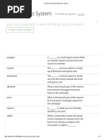 The Nervous System Flashcards - Quizlet