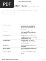 Endocrine System Review Flashcards - Quizlet