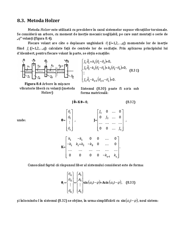 Metoda Holzer | PDF