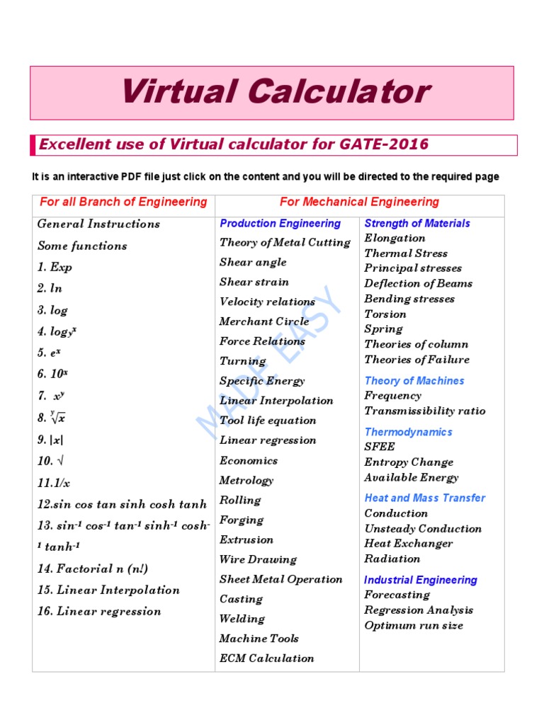 How To Use Virtual Calculator PDF | PDF