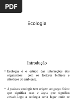 Slide Sobre Ecologia