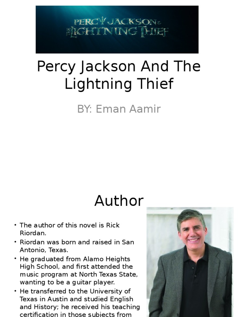 Percy Jackson and The Lightning Thief PDF