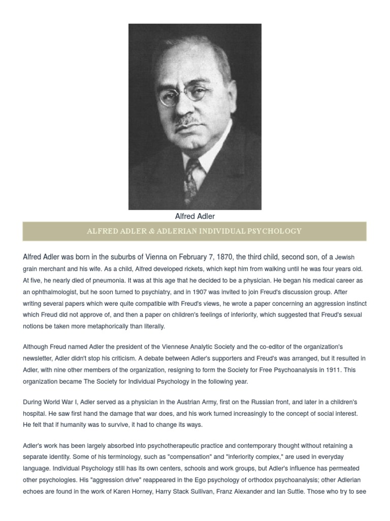 Alfred adler theory image