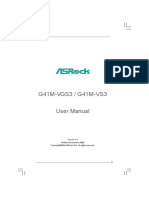 G41M-VGS3 / G41M-VS3 User Manual: Published December 2009