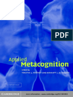 Applied Metacognition PDF