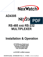 NexStar MULTIPLEXER - Install&oper PDF
