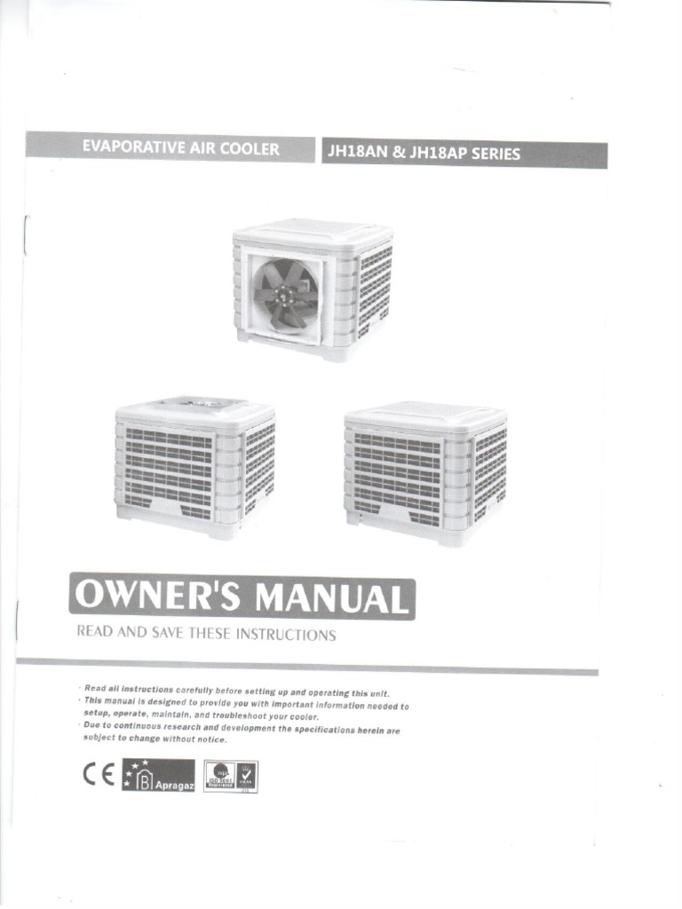 Evaporative Cooler Manual