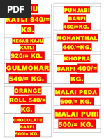 Kaju KATLI 840/ KG