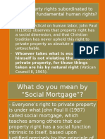 Are Property Rights Subordinated To Other More Fundamental Human Rights?