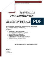 Manual de Procedimientos