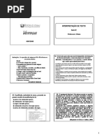 Português - interpretação de textos - aula 2