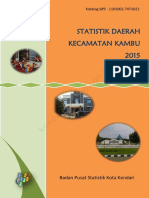 Statistik Daerah Kecamatan Kambu 2015 PDF