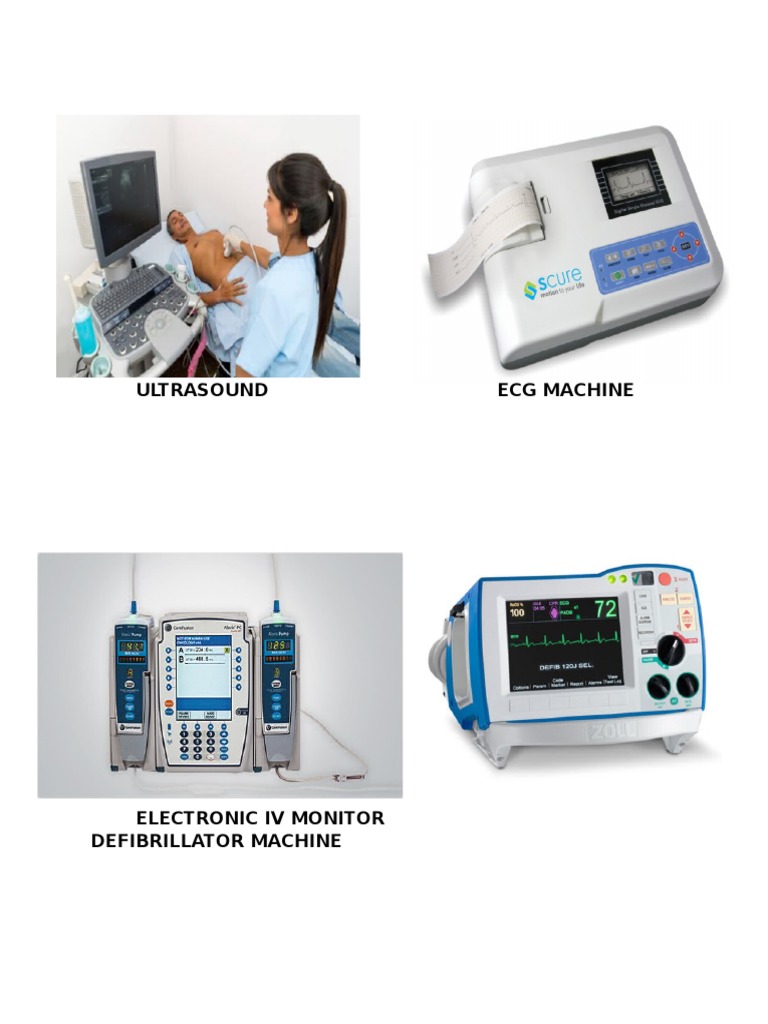 Ultrasound Ecg Machine | PDF | Cardiovascular System | Cardiovascular ...