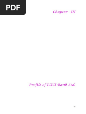 Icici Bank Microfinance Banks