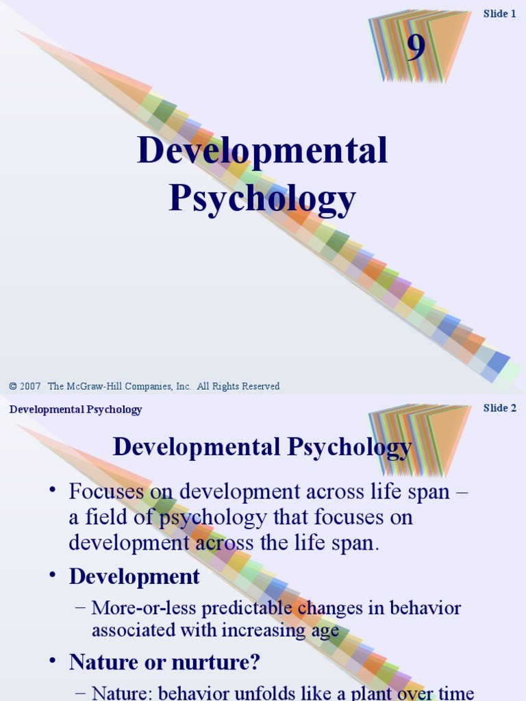 Developmental Psychology Developmental Psychology Adolescence
