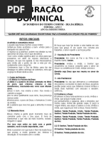 FOLHETO 25 DE SETEMBRO 2016 - 26� DOMINGO DO TEMPO  COMUM (1)
