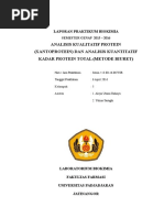 Download Analisis Kualitatif Protein Xantoprotein Dan Analisis Kuantitatif Kadar Protein Total Metode Biuret by Rifa Nurfauziah SN324521517 doc pdf