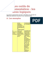 Mots D'argumentation