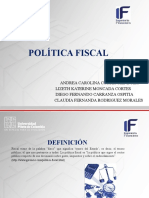 Exposicion Pólitica Fiscal