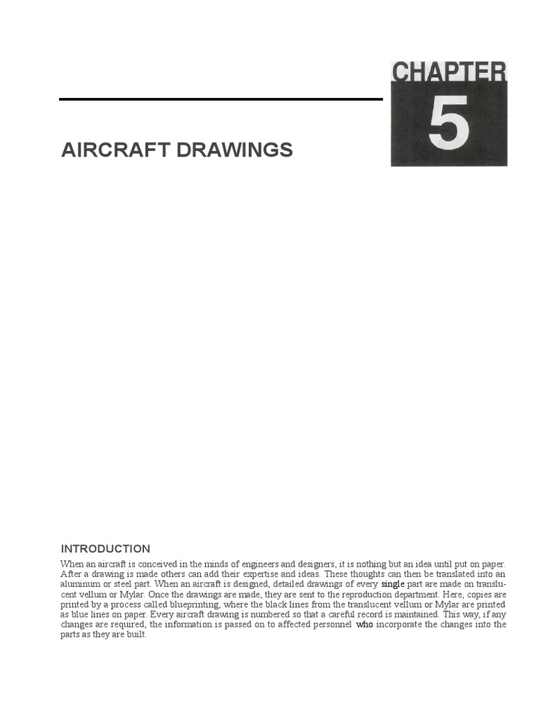 Types of Aircraft Drawings Explained | PDF | Perspective (Graphical ...