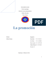 Contenido de La Promocion