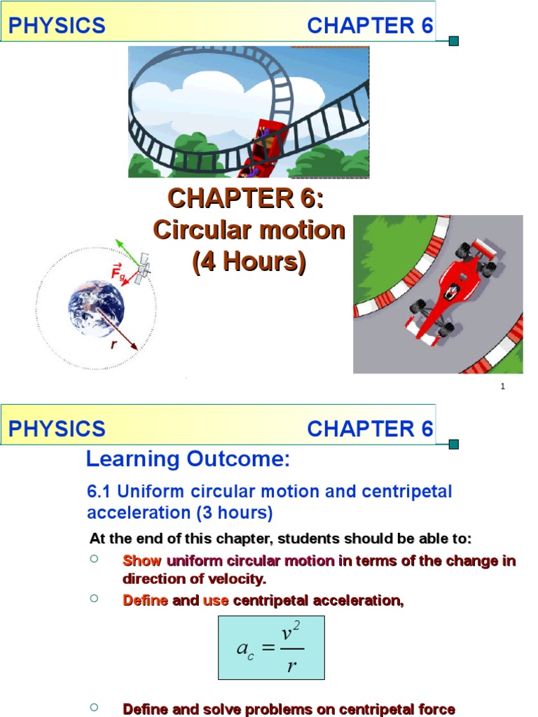 TF015 CH 6 Circular Motion - Acceleration - Kinematics