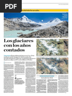 Los Glaciares Con Los Años Contados
