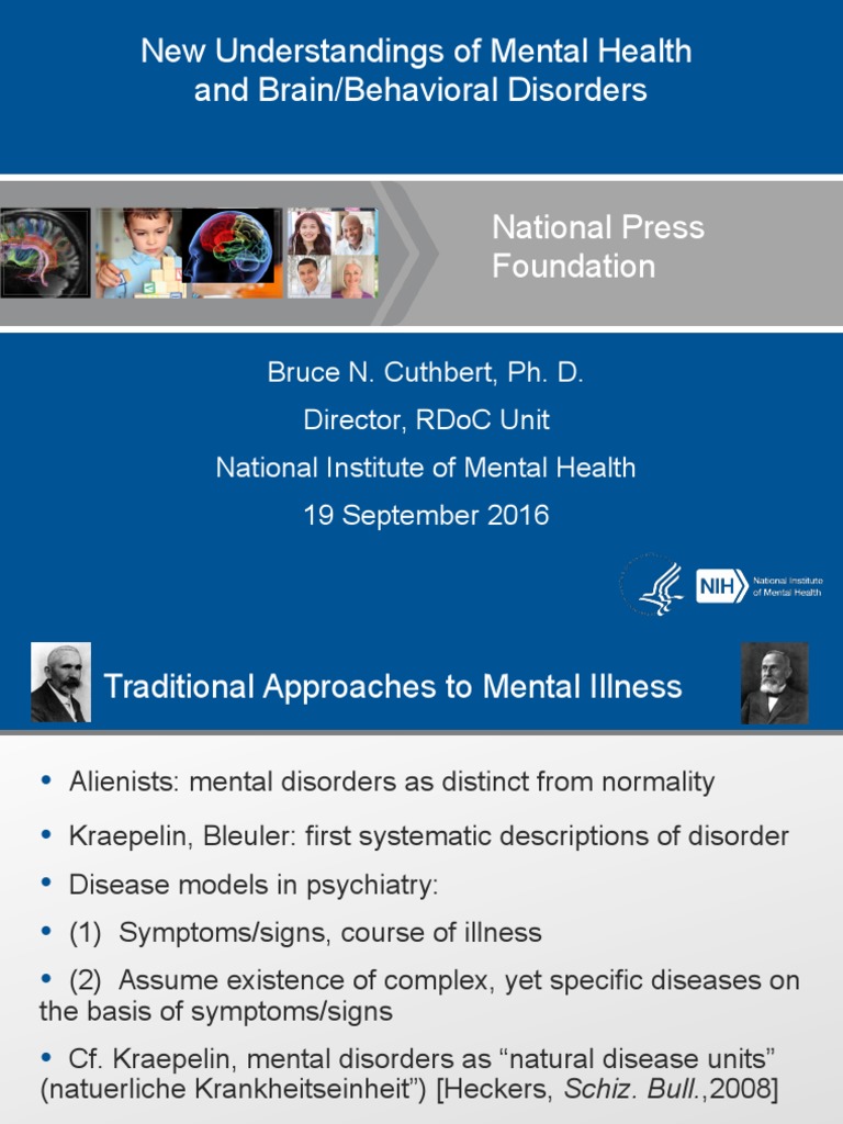 RDoC Framework for Mental Health Research | PDF | Diagnostic And ...