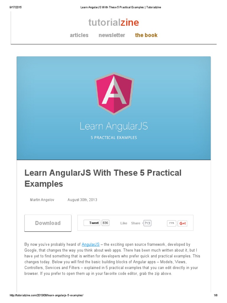 Learn AngularJS With These 5 Practical Examples _ Tutorialzine ...