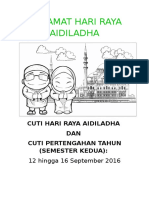 Cuti Rayaaaa Aidiladha