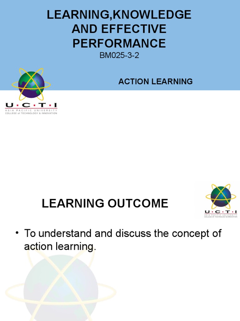 Learning, Knowledge and Effective Performance | PDF | Facilitator ...