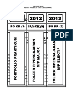 PIPR-33 Label Portfolio & Folder Rancangan Pengajaran