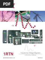 Transformer Voltage Regulator: Instructions Manual