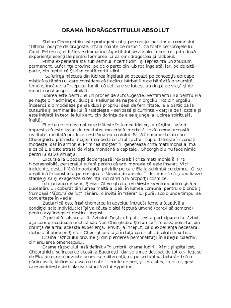 Stefan Gheorghidiu - caracterizare