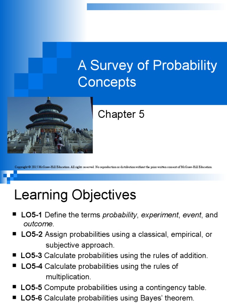 A Survey of Probability Concepts | PDF | Probability | Survey Methodology