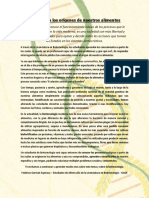 Conociendo Los Orígenes de Nuestros Alimentos PDF