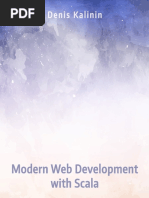 Modern Web Development With Scala Sample