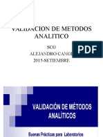 Validacion de Metodos Analitico