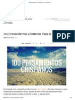 100 Pensamientos Cristianos Para Ti 