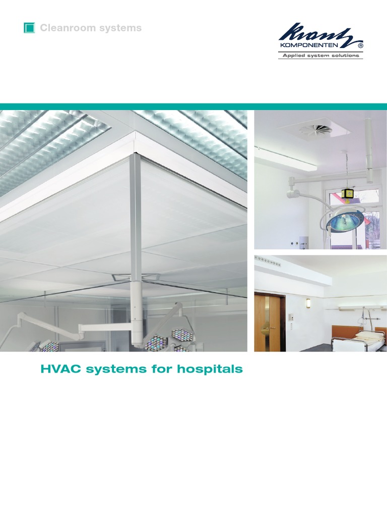 E3.2.0 HVAC Systems For Hospitals PDF Ventilation (Architecture