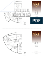 Skyhouse floorplans