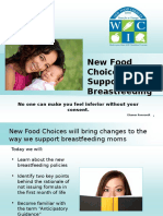 New Food Choices Support Breastfeeding: No One Can Make You Feel Inferior Without Your Consent