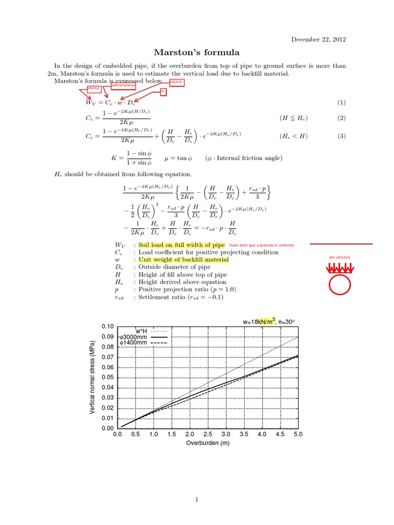 Formula Marston | PDF | Classical Mechanics | Applied And ...