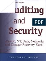 Wiley - Auditing and Security - As400, NT, Unix, Networks, and Disaster Recovery Plans (2001)