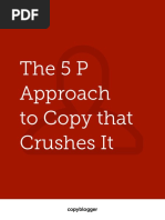 Copyblogger 5P Approach to Copy That Crushes It 2