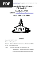 Download Daniel Test by Anthony Thomas SN324558492 doc pdf