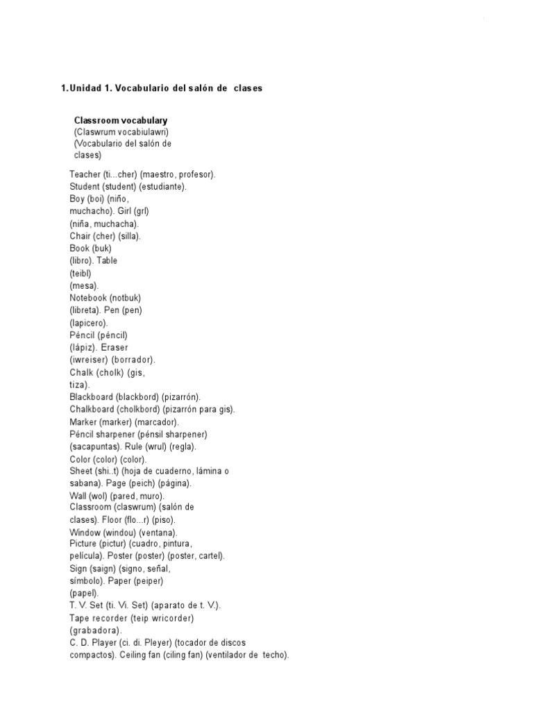 Curso de Ingles Nivel Basico | PDF | Plural | Verbo