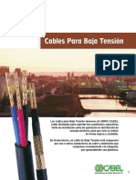 Cables Para Baja Tensión (menores a 2000 v).