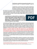 Extracto de Origen y Desarrollo Del Discurso y La Práctica de La Promoción de La Salud PDF